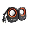 GEMBIRD Stereo zvučnici SPK-107 ** USB pwr, 3.5 mm crno-narandžasti