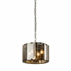 Endon 61281 - Luster na lancu CLOONEY 4xE14/40W/230V crna/dimljena