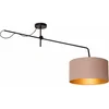 LED podesiv prislonjen plafonski luster VENICE 1xE27/60W/230V bež/zlatna