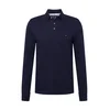 TOMMY HILFIGER Majica 1985 SLIM LS POLO mornarska / rdeča / bela