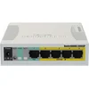 MIKROTIK RouterBoard RB260GSP (CSS106-1G-4P-1S) 5port GbE 1xGbE SFP PoE switch