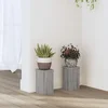 Stalci za biljke 2 kom boja hrasta 10x10x18cm konstruirano drvo