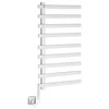 ELCOR električni radiator za brisače 480x920x50 mm, 128 W, bela mat - Bela - 480x920x50 mm - Sapho - ELCOR - 24 - Iz nerjavečega jekla - Oblika E - Oblika E - 480 - 920 - 50 - 128 - 14