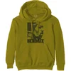 Jimi Hendrix Let Me Live Green XL Kapuco