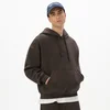 Cropp - Pulover s kapuco basic - temno rjava