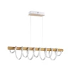 ONLI - LED Lestenec na vrvici NILO LED/70W/230V 4000K rjava/bela