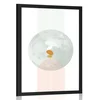 Plakat sodobni mavrični lok Mid-Century - 40x60 white