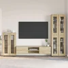 Set TV komoda FLORIN 3 pcs Sonoma hrast Konstruirano drvo