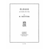 REUTTER H:ELEGIE POUR SAXOPHNE ALTO ET PIANO