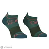 Ženske nogavice ORTOVOX Alpine Light Low Socks, pacific zelena (EU 42-44)