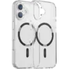 Dviced MagSafe iPhone 17 maska providna, crna
