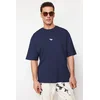 Trendyol Muška majica Tmnss23Ts00243, Tamnoplava