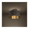 Eglo 390335 - Stropna svetilka SANTANDRIA 1xE27/40W/230V rjava/zlata