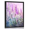 Plakat čarobni cvetovi sivke - 60x90 silver