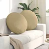 Jastučići za sjedenje 2 pcs Siva zelena O60 x 21 cm