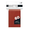 Ultra Pro Matte Small Desk Protector Sleeves 60 - Red