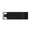 KINGSTON USB memorija DT70/256GB/DataTraveler/3.2/crna