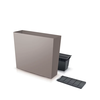 Prosperplast Saksija Urbi Case Tower C600T, Bež