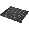 Digitus Professional Podlaga za naprave za omrežni kabinet Digitus DN-19 TRAY-1-400-SW črne barve (RAL 9005)