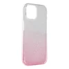 OEM Prozorna roza torbica za iPhone 15 Shining