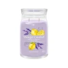 Yankee Candle Dišeča sveča Podpis v kozarcu velika Citronska sivka 567 g