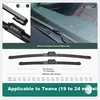 Xufeng Metlice brisača za automobil, 660 mm, 432 mm