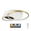 Prigušiva stropna lampa BENITO LED/31W/230V 3000-6500K bela/zlatna