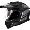 Motoristična enduro čelada LS2 Pioneer II Hill (MX702), črna/bela/siva