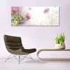 tulup.si Slika na akrilnem steklu Cvetovi rastlin narava 125x50 cm 4 obešalnika