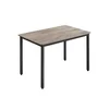 Songmics Jedilna miza 70x110x77 cm rjava