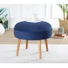 Atelier del Sofa Tabure 52x44cm, Tamnoplavo