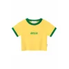 Another Cotton Lab Majica Carrer Del Sol rumena/zelena