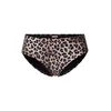 Hunkemöller Bikini hlačke Animalia Rio rjava/kapučino/črna