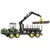 Traktor sa prikolicom i drvima Jonh Deer Bruder 021337