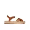 Espadrile LAUREN RALPH LAUREN 802P06400001 Rjava