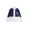 TOMMY HILFIGER Prehodna jakna marine / temno oranžna / bela