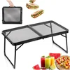 shumee Zložljiva kamping miza, raztegljiva kamping miza, vrtna miza, 70x40x31,5