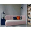 MID.YOU OBLAZINJENA POSTELJA 90 cm x 200 cm , les, tekstil, leseni material roza
