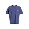 JACK & JONES Majica Norrebro modra/rumena