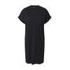 Womens T-shirt made of organic cotton, cut on the sleeve, black