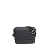 LACOSTE Torba za čez ramo Lacoste Sacoches messenger Chantaco cuir Noir črna