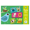 Djeco Puzzle Živalske hišice 12x2 kosov