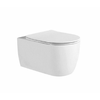 M B Wc školjka ROUND TORNADO bela Rimless z desko soft close