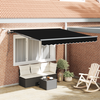 Tkanina za tende Crna 300 x 250 cm Poliester