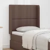 vidaXL Ušesni vzglavnik Rjava 80 x 16 x 4 cm PVC
