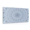 Slika Mandala z detajli v modri barvi - 30x20