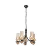 Brilagi - LED luster na lancu COTTAGE 5xE14/40W/230V bukva/smeđa