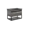 Loft Iron Nero Moras 75 stenska