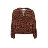 s.Oliver Bluza temno rjava/mandarina