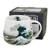 Duo Skodelica iz porcelana Hokusai 430 ml